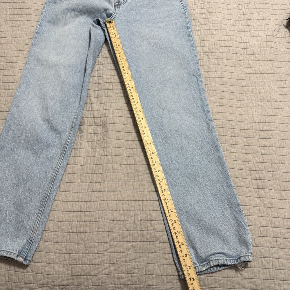 Abercrombie & Fitch Curve Love The 90s Straight Mid Rise Jeans Size 28 / 6R - Picture 5 of 9